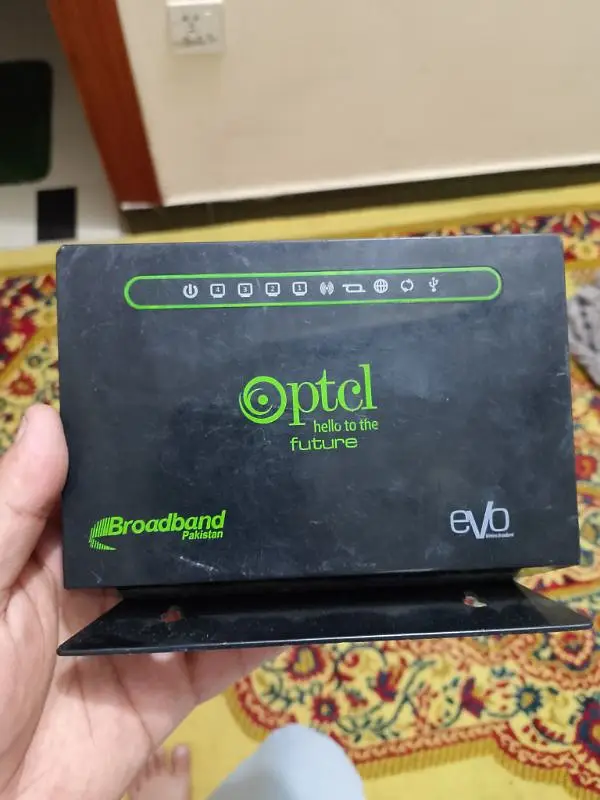 PTCL Router (Tenda Software) DSL Modem with 4 Ethernet Ports
