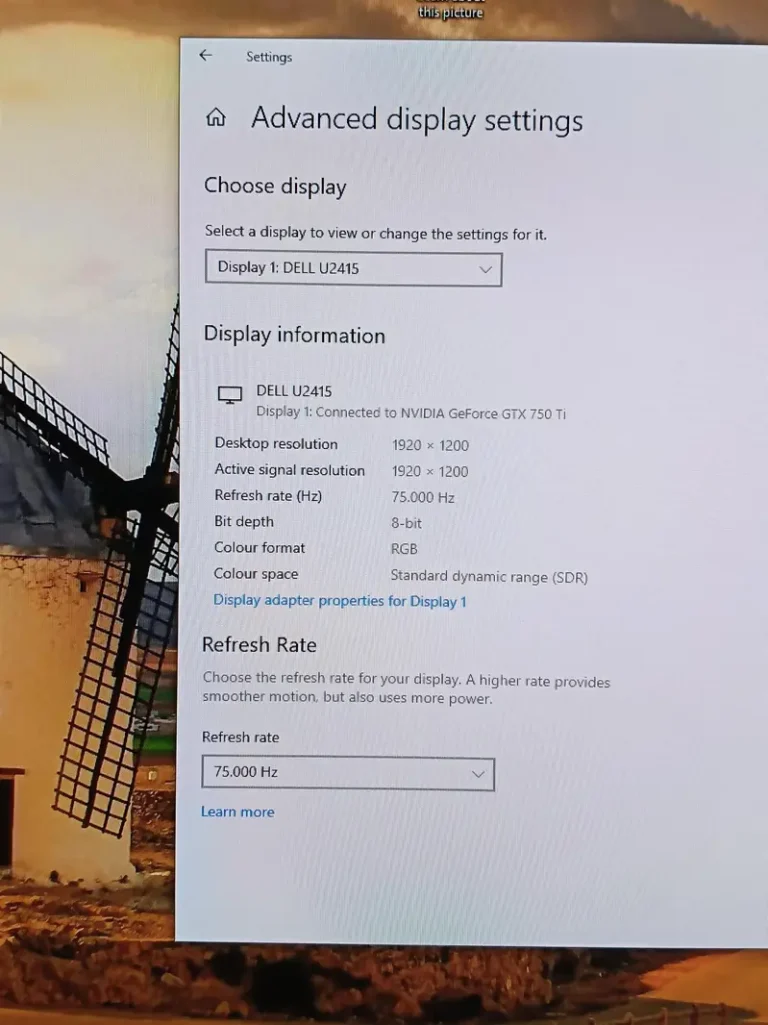 Dell U2415 UltraSharp Borderless Monitor Led / Lcd