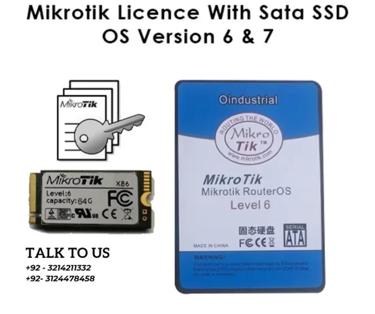 MikroTik RouterOS Level 6 Licence Key ssd hardisk