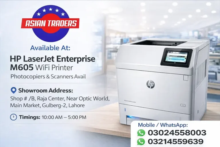 HP LaserJet Enterprise M605 WiFi Printer Photocopiers & Scanners Avail