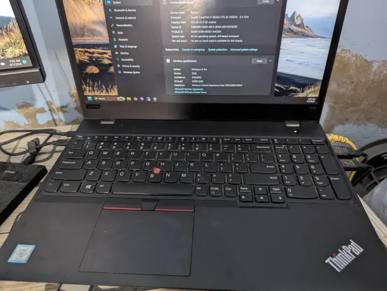 Lenovo ThinkPad T580 | Core i7 8th Gen | 15.6″ Full HD Display | Professional Grade Performance