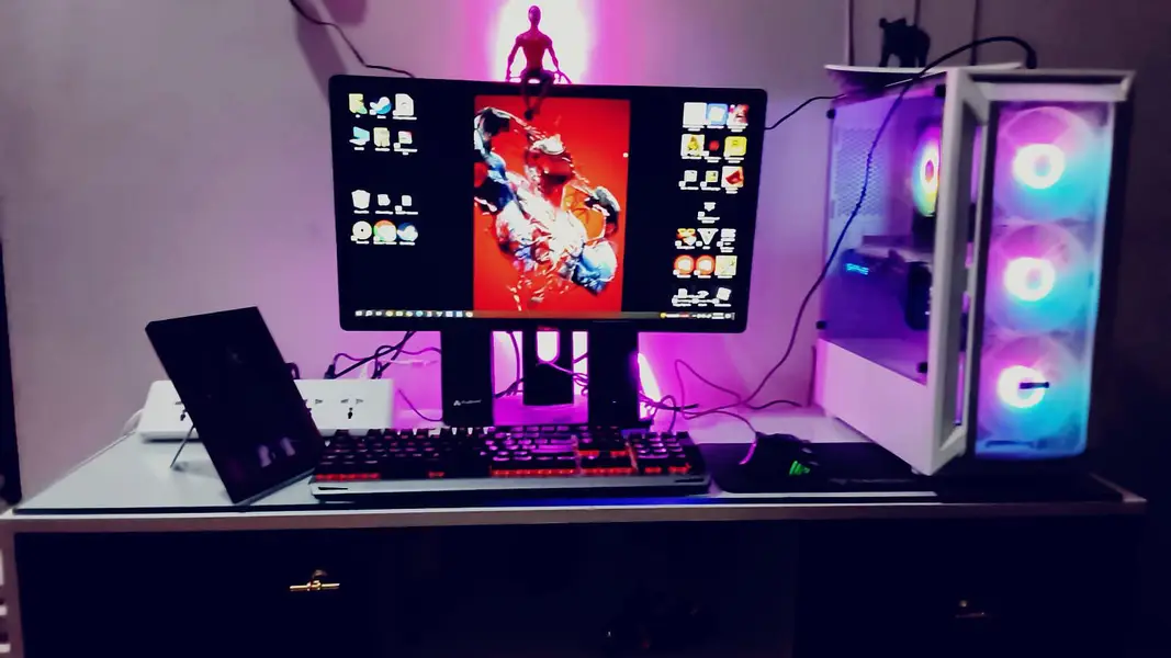 Mid-Range Gaming Setup | Ryzen 5 1600X | RX 590 8GB | 24″ LED Monitor Bundle