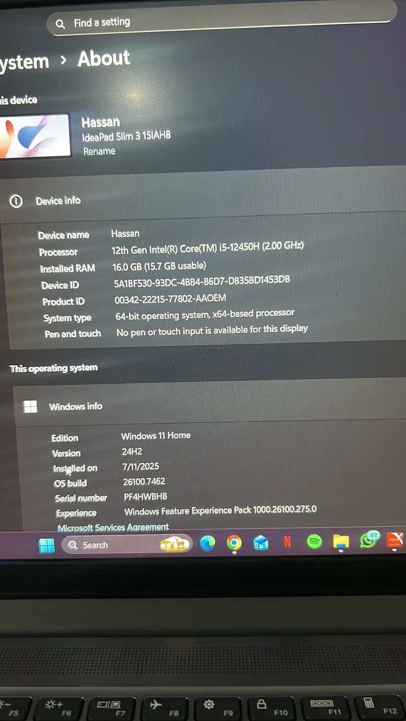 Lenovo IdeaPad - Core i5 - Intel 12th Generation - 16GB RAM - SSD for Sale in Karachi