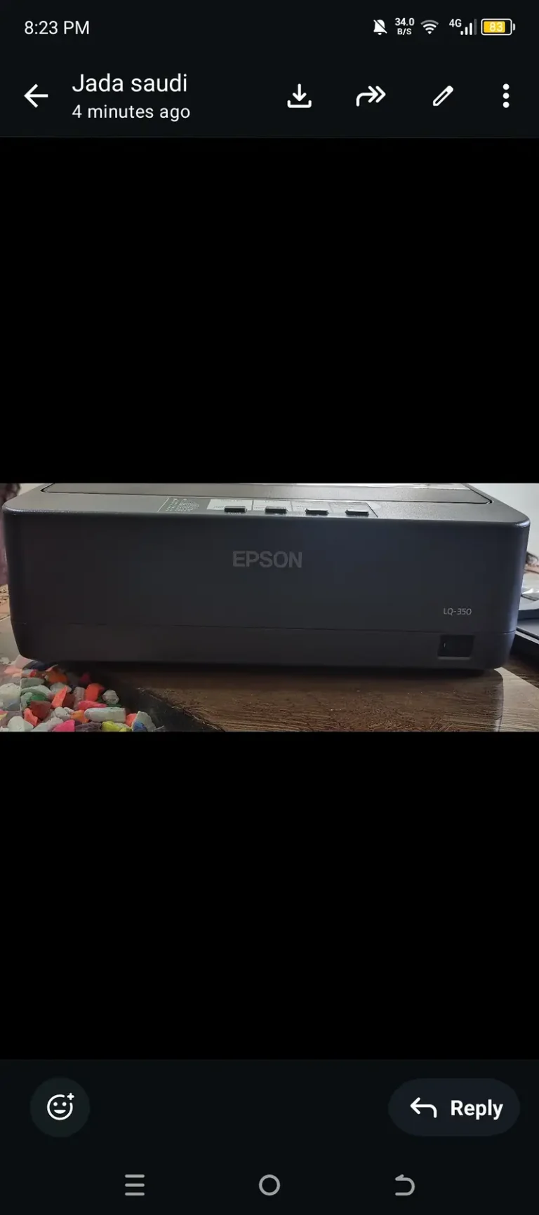 Epson printer LQ 350