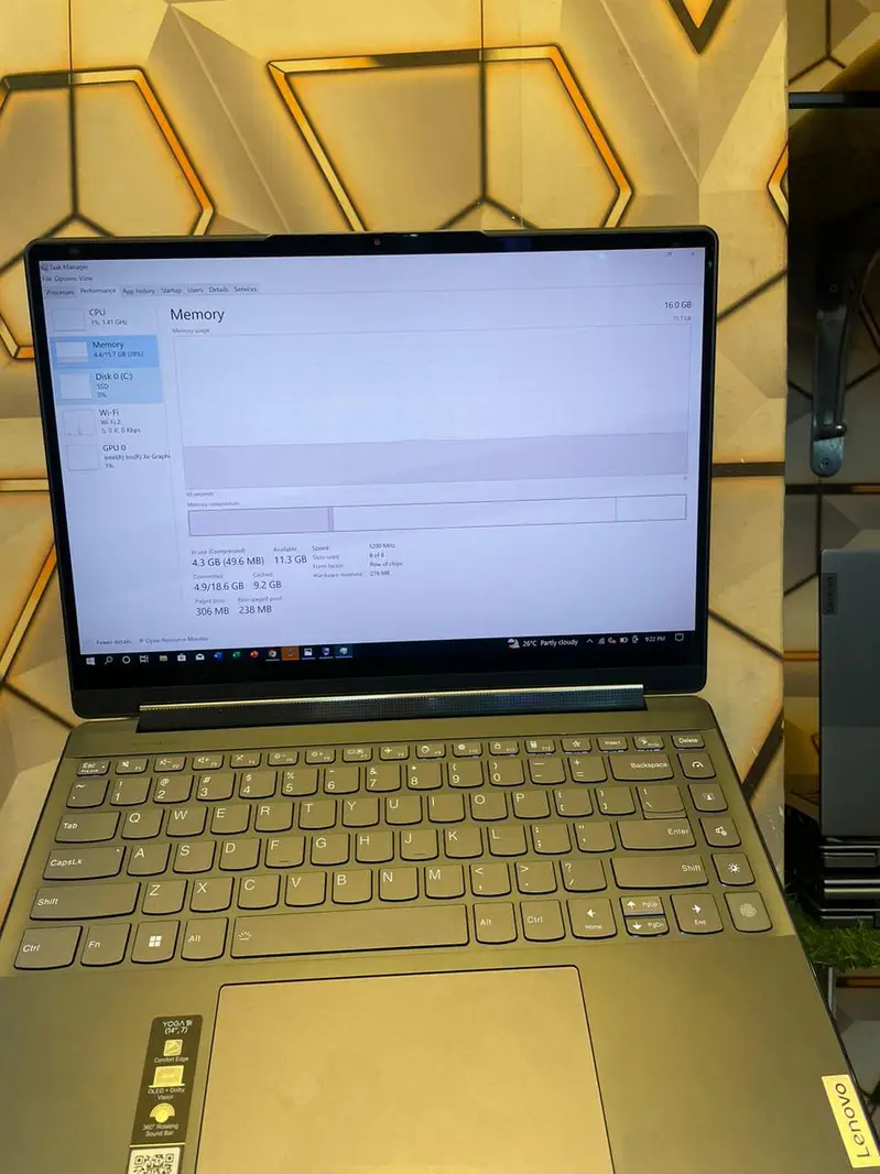 Lenovo IdeaPad - Core i7 - Intel 12th Generation - 16GB RAM - SSD for Sale in Rawalpindi
