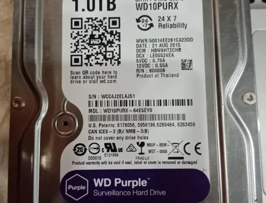 1tb WD Purple hard disk health 100