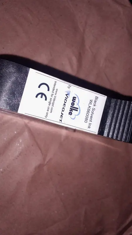 black solvent ink cartridges for expiry date printer