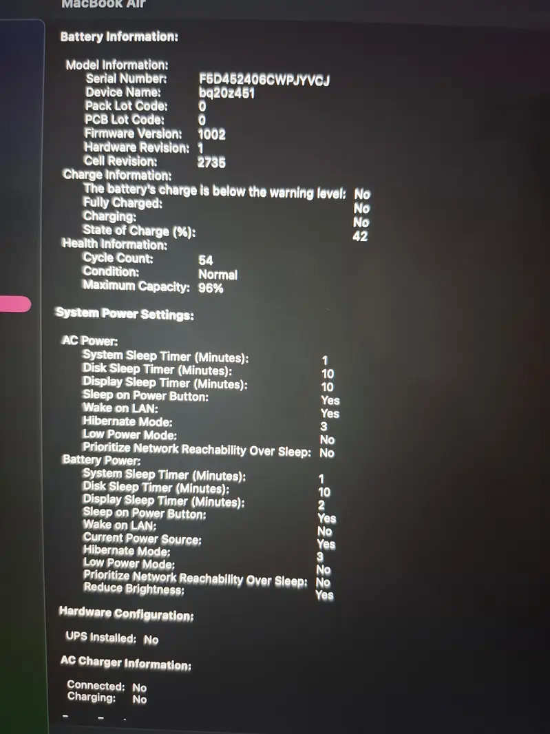 Apple MacBook Air - 8GB RAM - SSD for Sale in Okara