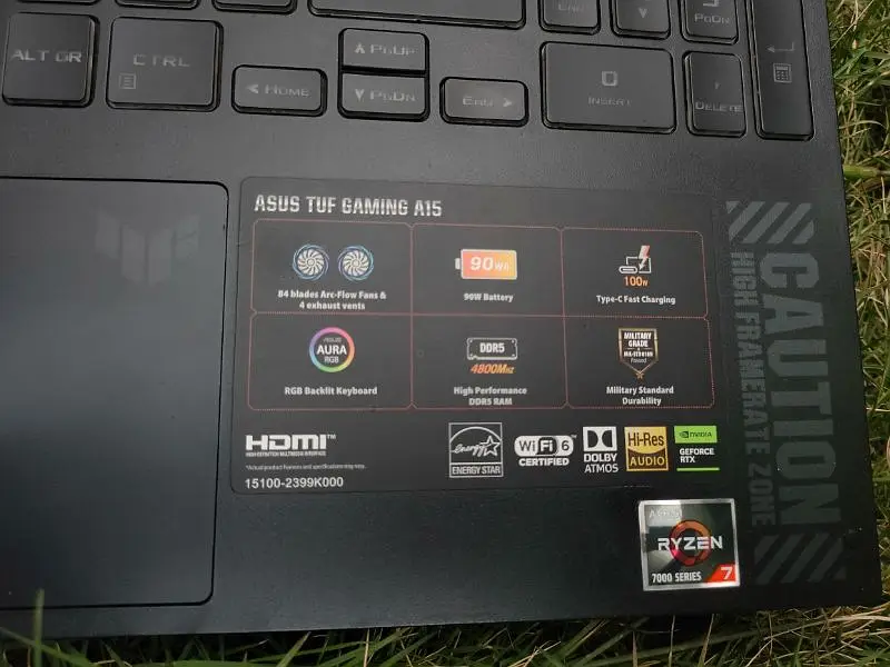 ASUS TUF Gaming - AMD Ryzen - 16GB RAM - SSD for Sale in Peshawar