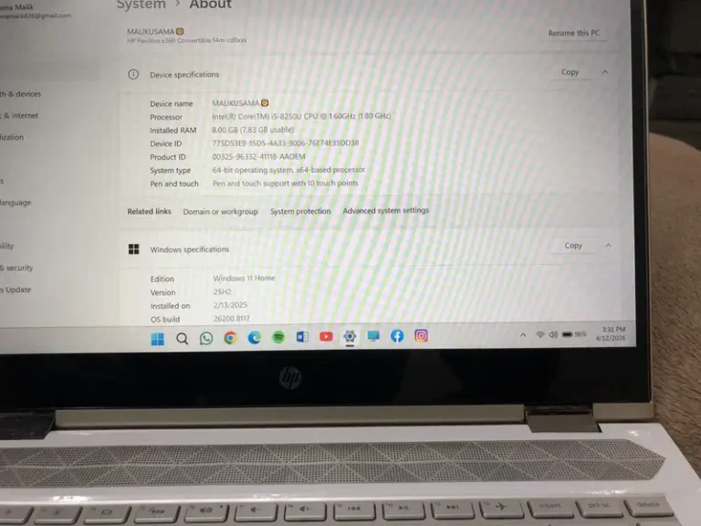 HP Pavilion X360