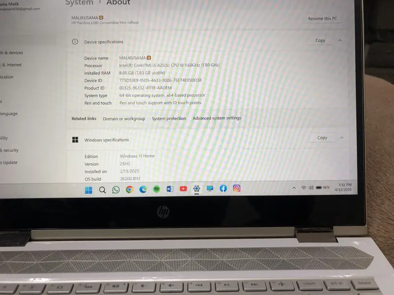 HP Pavilion X360