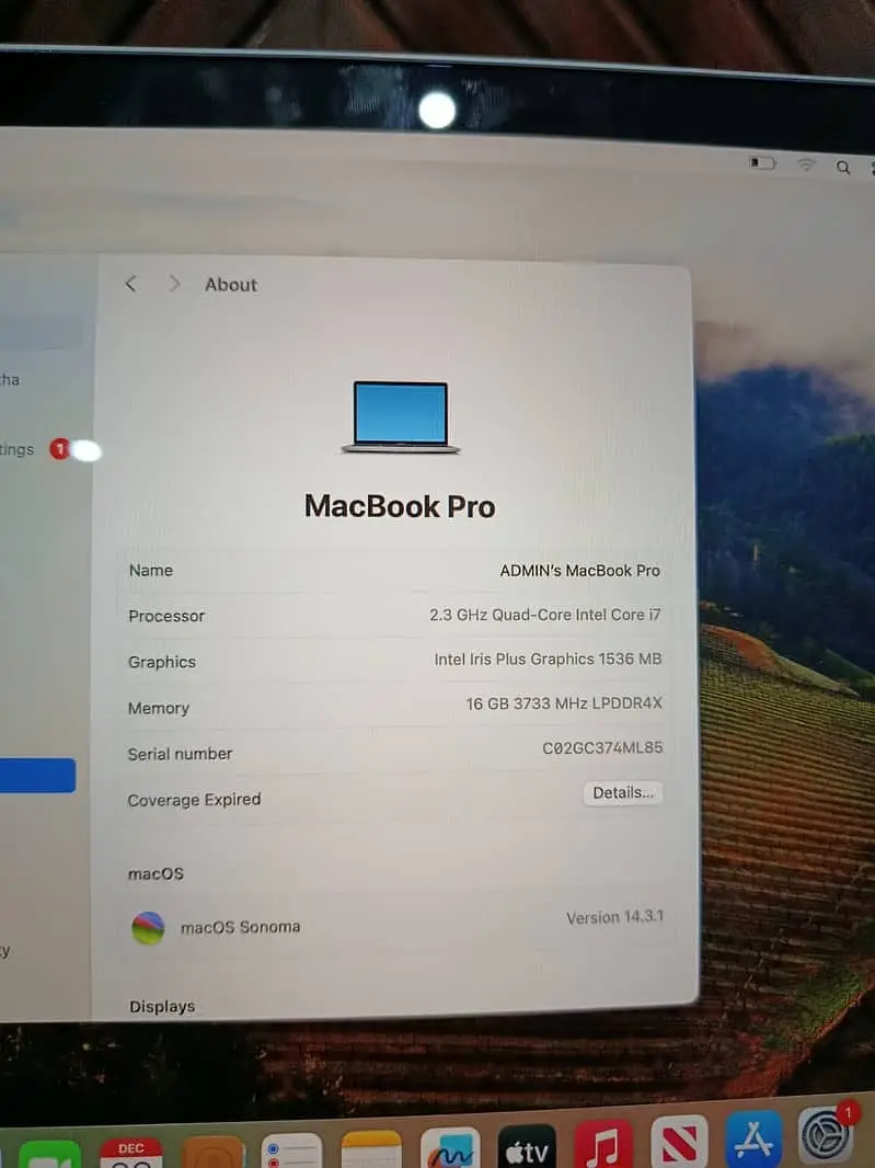 Apple MacBook Pro - 16GB RAM - SSD for Sale in Gujranwala