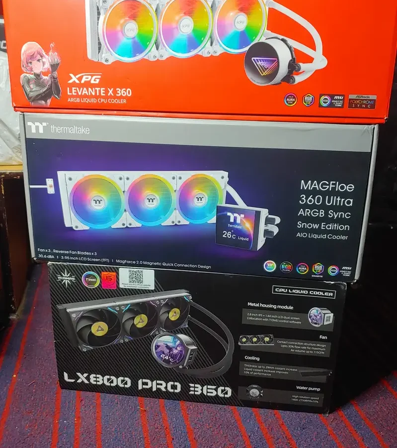 PREMIUM AIO COOLERS, TCOMAS, Thermaltake XPG, BE Quiet, DeepCool