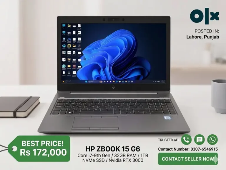HP ZBook 15 G6 | i7-9th Gen | 32GB RAM | 1TB SSD | RTX 3000 6GB