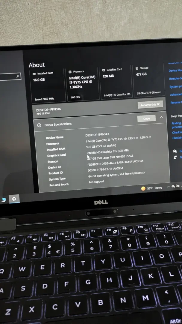 Dell XPS 13 9365