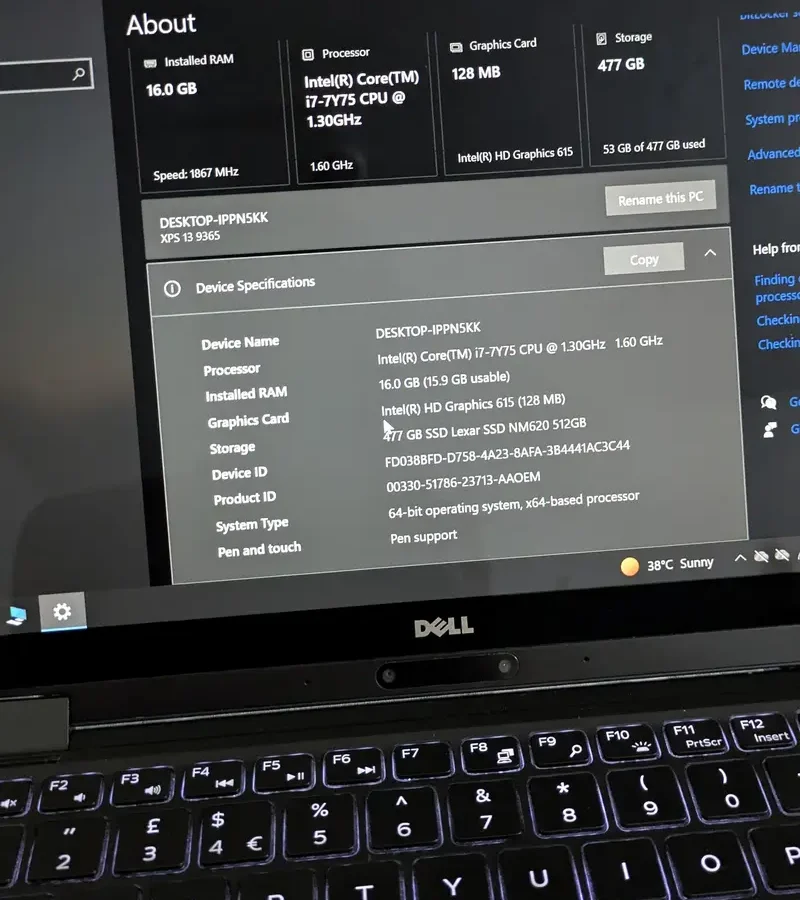 Dell XPS 13 9365