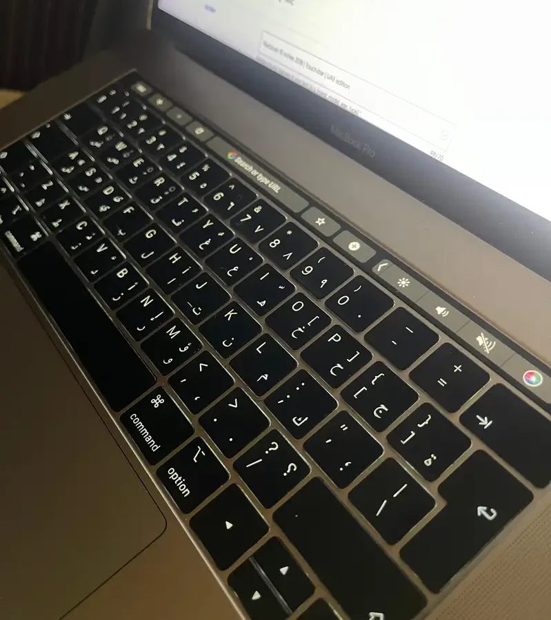 Macbook 15 Inches Touch bar 2018 mint condition