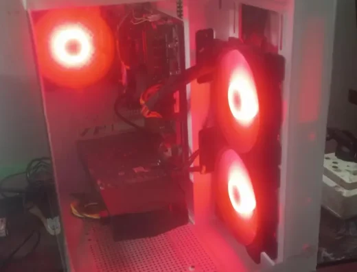 Gaming pc with led