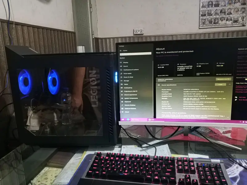 Gaming pc with rx 590