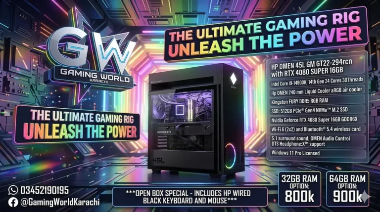 THE ULTIMATE HP OMEN 45L GAMING RIG I9 14900K 32GB DDR5 RTX 4080 16GB