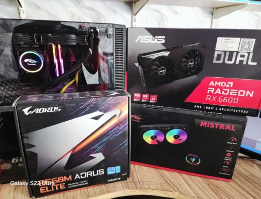Gaming PC with Asus 6600 8GB