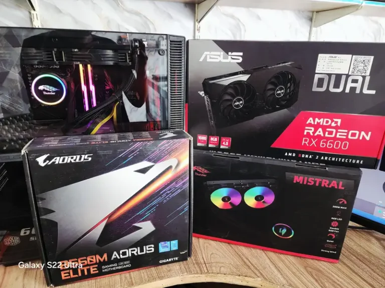 Gaming PC with Asus 6600 8GB
