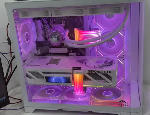 Gaming PC RTX 5080 Vulcan OC White Gaming PC | Ryzen 7 9700X