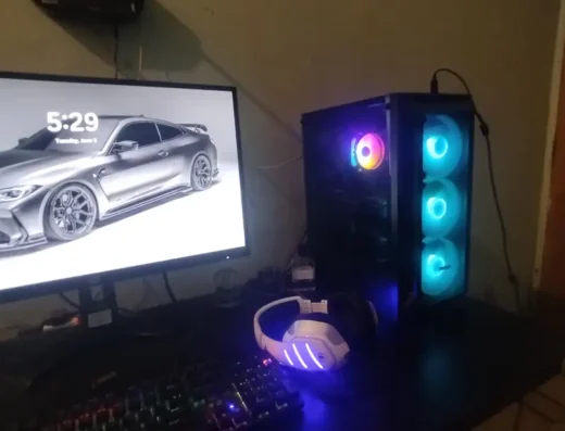 gaming pc with complete accessories