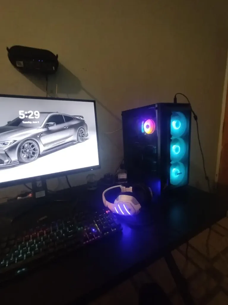 gaming pc with complete accessories