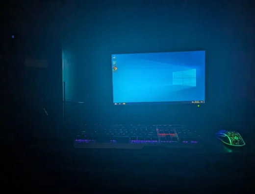 RGB Gaming PC Full Setup (inc. Monitor, Cables, Keyboard)