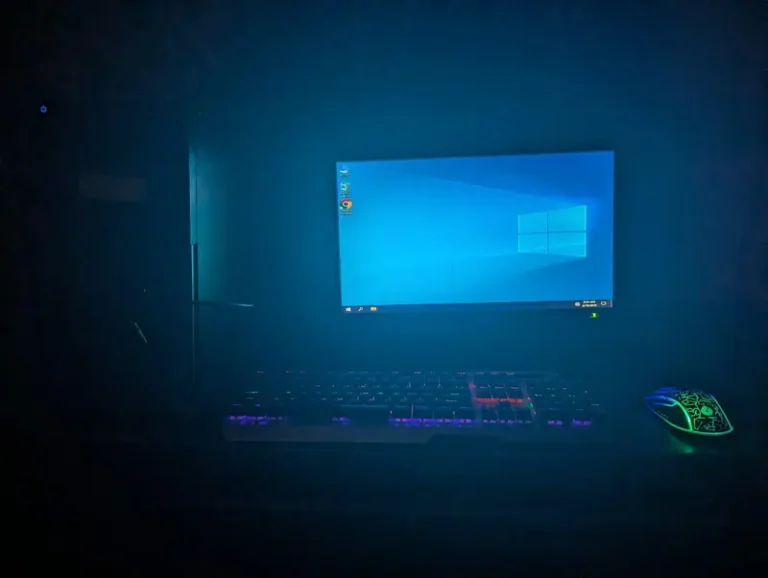 RGB Gaming PC Full Setup (inc. Monitor, Cables, Keyboard)