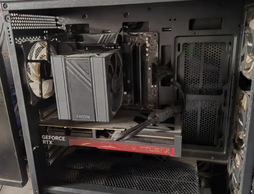 nrand new pc with ryezen7800x3d invidia 5070 gaming card battle nx