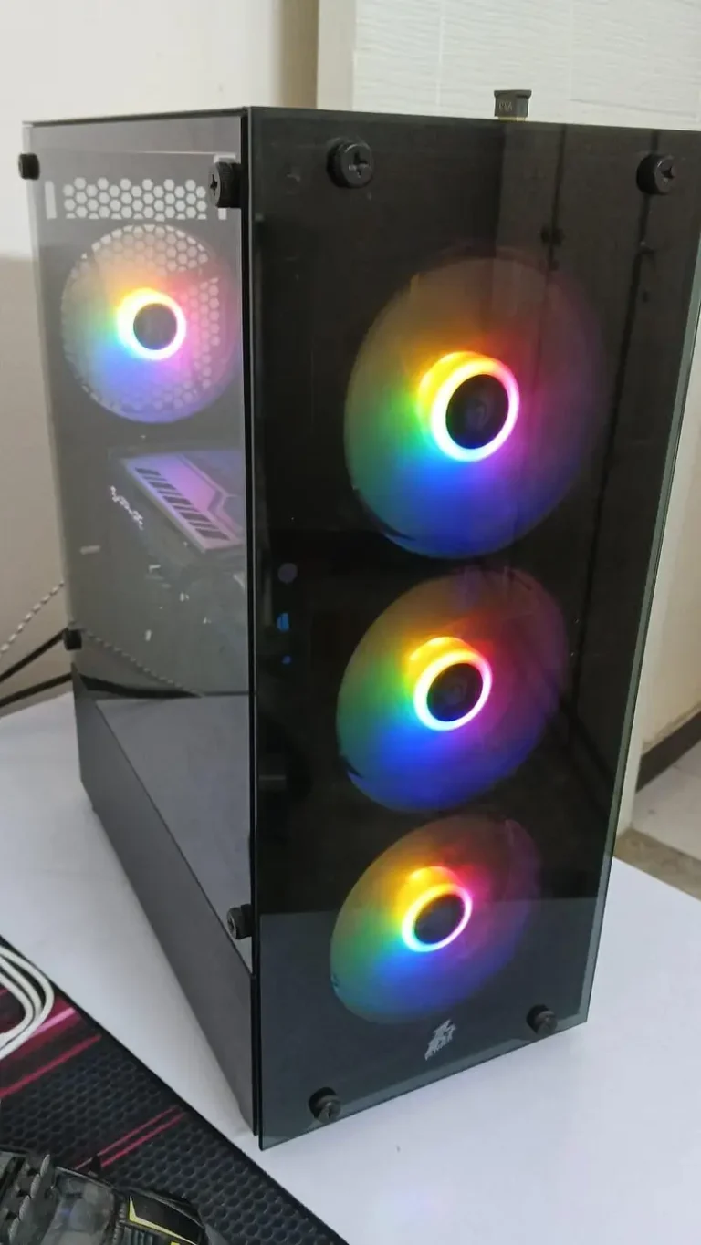 gaming pc rx 590 8gb gpu,rgb case