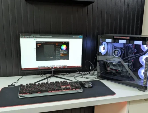 PC with liquid cooling