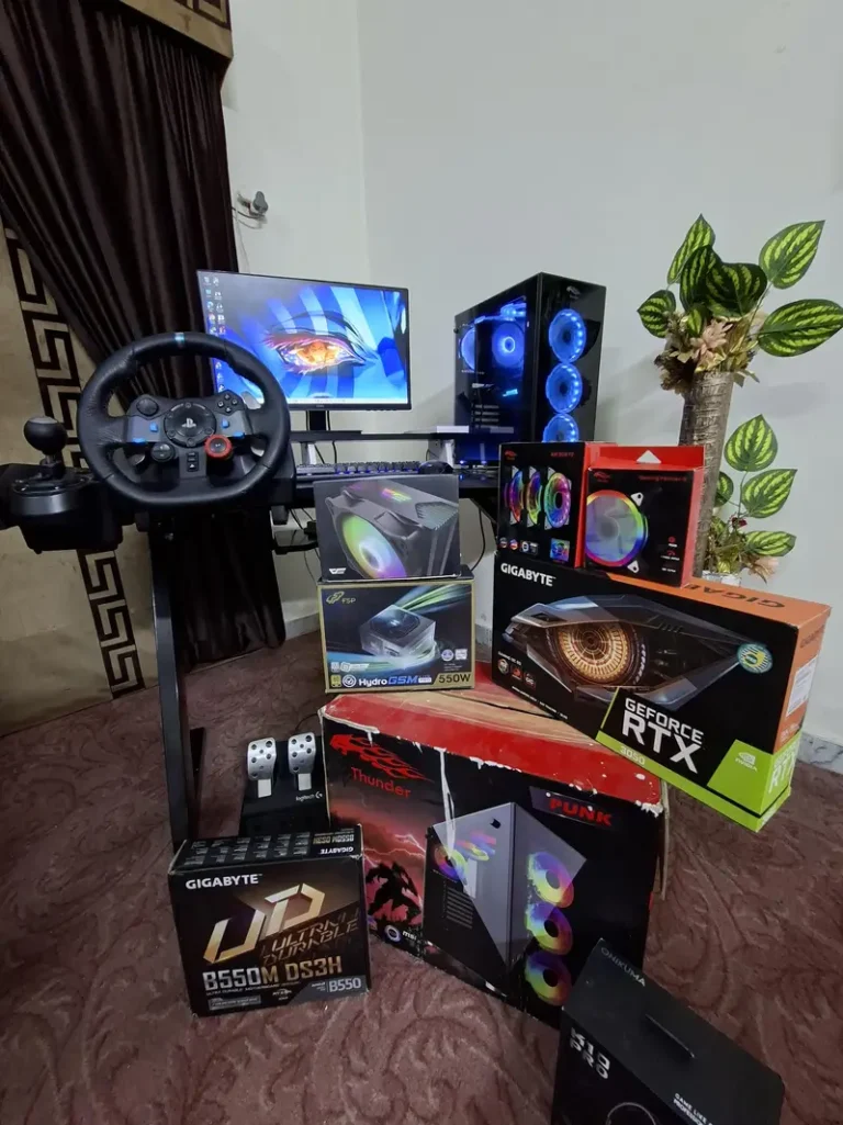 Gigabyte rtx 3050 || Ryzen 5 5500 || 16gb corsair ram || Logitech G29
