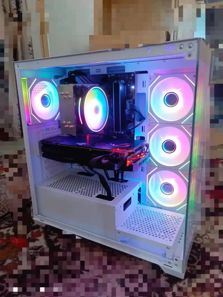 Full Gaming PC Setup with Display + GPU
