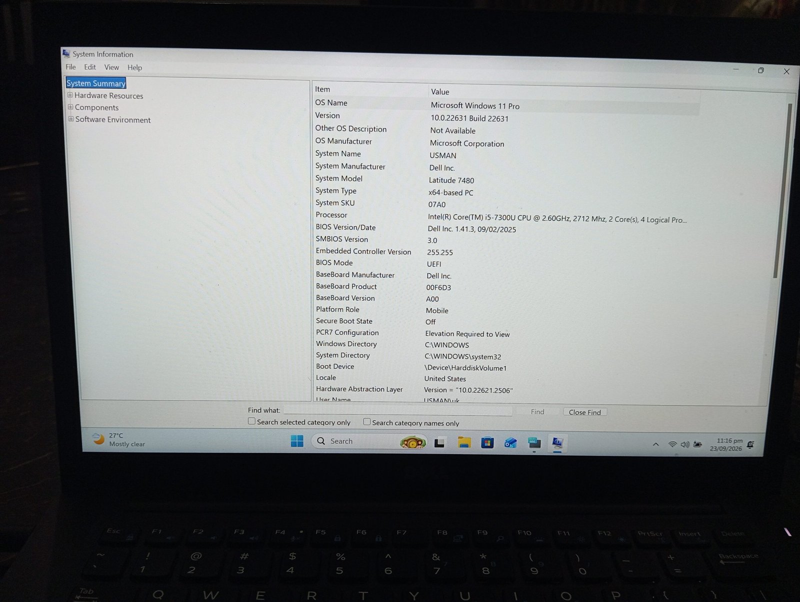 Dell Latitude 7480 - Core i5 - Intel 7th Generation - 8GB RAM - 256GB SSD for Sale in Sialkot