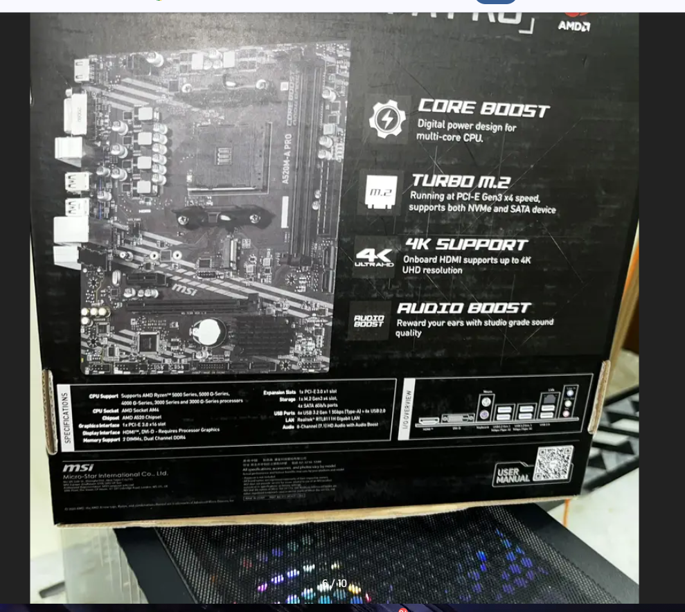 MSI ASUS Prime A520M-A - Other Processor - GeForce RTX 2060 Super - 16GB RAM - 1TB SSD for Sale in Wah
