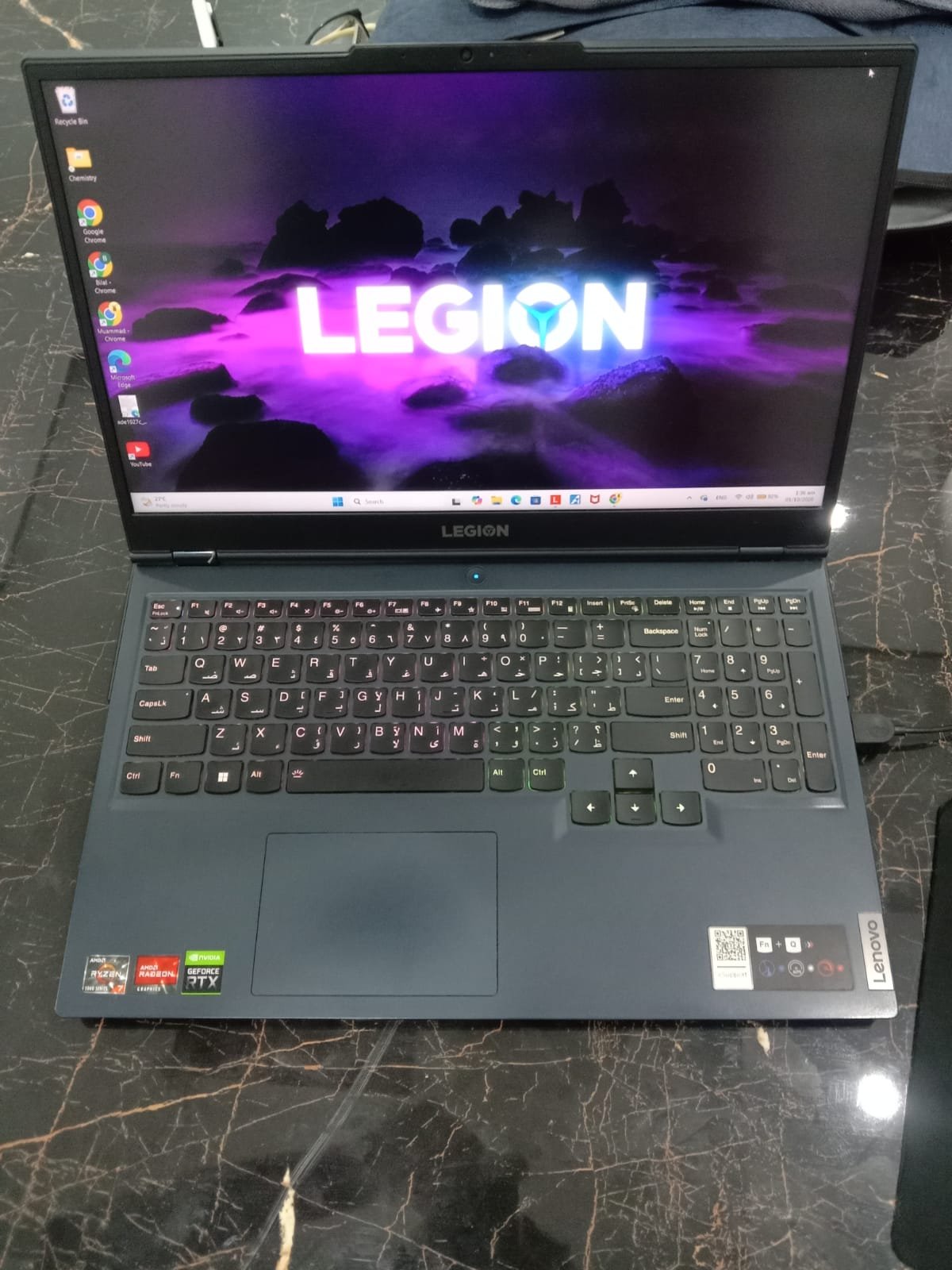 Lenovo Legion 5 - AMD Ryzen 7 - AMD Ryzen 5000 Series - 16GB RAM - 500GB SSD for Sale in Jhang