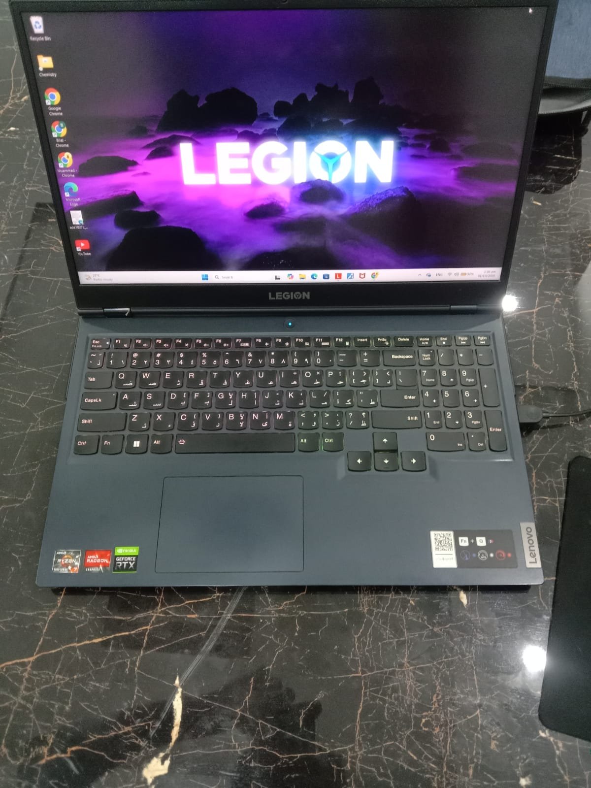 Lenovo Legion 5 - AMD Ryzen 7 - AMD Ryzen 5000 Series - 16GB RAM - 500GB SSD for Sale in Jhang
