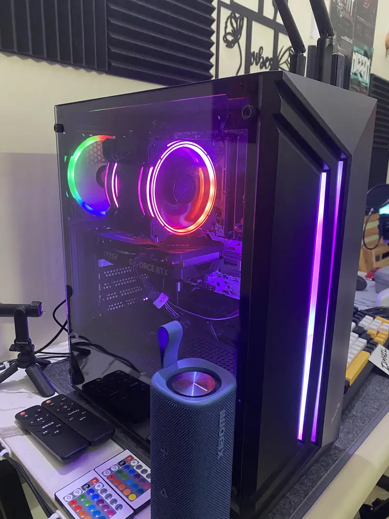 High Performance RTX 4060 Ti Gaming PC Setup