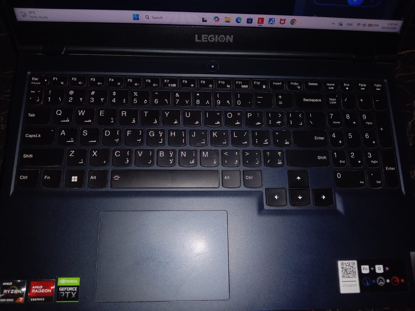 Lenovo Legion 5 - AMD Ryzen 7 - AMD Ryzen 5000 Series - 16GB RAM - 500GB SSD for Sale in Jhang