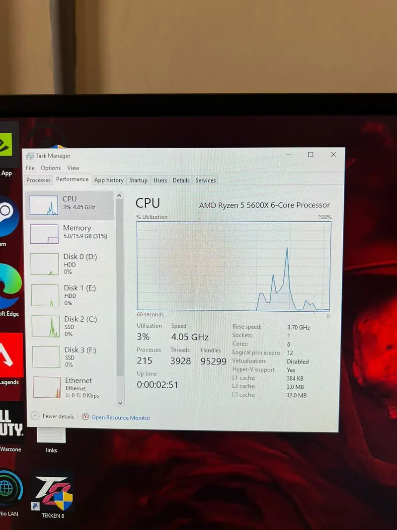 Gaming PC Ryzen 5 5600X | GTX 1660 Super 6GB | 16GB RAM | SSD
