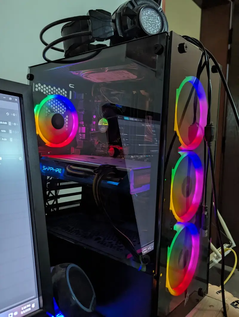 Gaming PC with RX 590 8GB GPU, Core i5 4th Gen