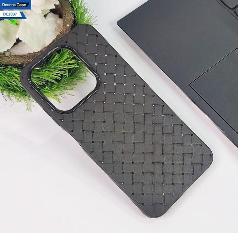 Premium Woven Design Back Cover for Tecno Pop 9