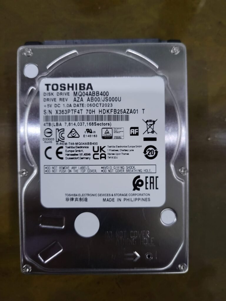 Toshiba Laptop Hard Drive (HDD) 2.5 inch for Sale in Lahore