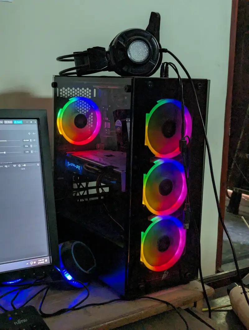 Gaming PC with RX 590 8GB GPU, Core i5 4th Gen