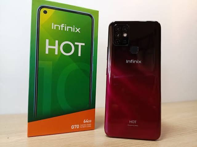 Infinix Hot 10 - 64GB SSD - 4GB RAM - PTA Approved for Sale in Lahore