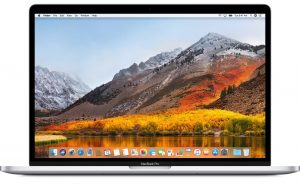 MacBook Pro 15 Touch Bar Silver specifications and model