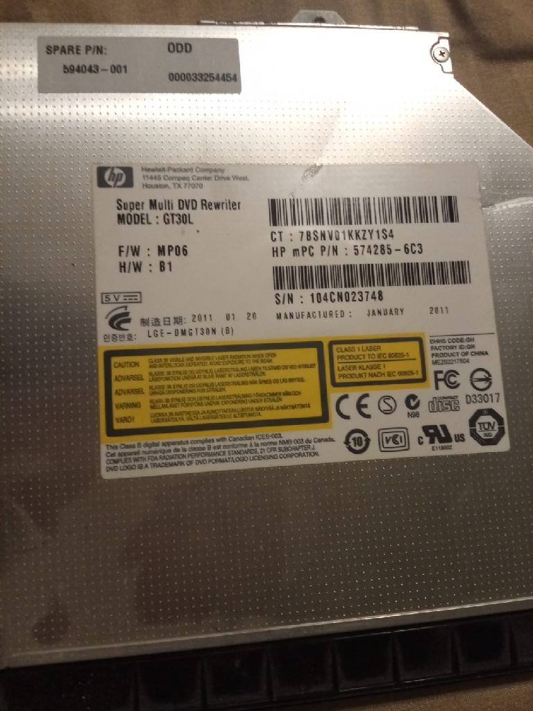 HP DVD ReWriter for Sale in Rawalpindi